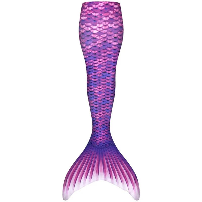 Women Girls Mermaid Tails Cosplay Bathing Suit Beach Swimmable Mermaid Costume (No Monofin) Swimwear Fishtail Costume For Adults