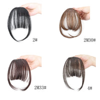 Clip-In Bangs Wig – Synthetic Hair Bangs with Natural Temple Coverage for Women, Daily Wear & Cosplay