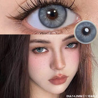 EYESHARE 1pair Colored Contact Lenses for Eyes Purple Lenses Fashion Colorful Beautiful Pupil Lens Yearly Cosmetic Eye Contacts