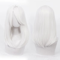 18 Inch Extra Long Straight Hair Wig With Bangs Synthetic Heat-Resistant Suitable For Women Cosplay Wigs