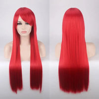 Cosplay Anime Long Wavy Pink Blue Red Blonde Black Green White Brown Cosplay Wig Synthetic Wig