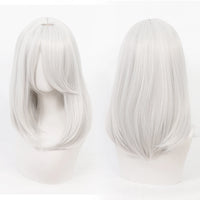 18 Inch Extra Long Straight Hair Wig With Bangs Synthetic Heat-Resistant Suitable For Women Cosplay Wigs