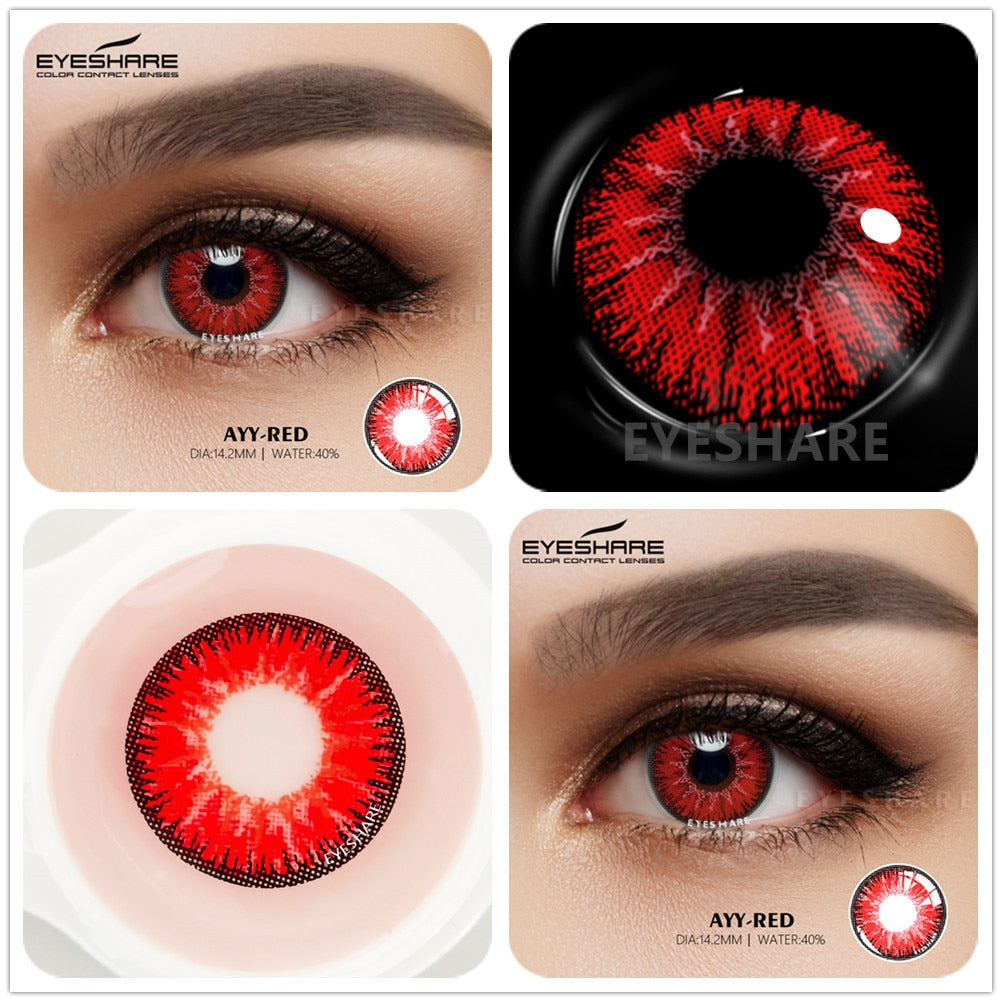EYESHARE Color Contact Lenses 2pcs Cosplay Colored