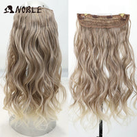 20-Inch Wavy Synthetic Halo Hair Extension with Clips