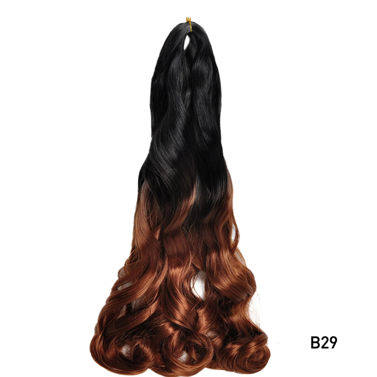 French Curls Braiding Hair Extensions Synthetic Spanish Curl Hair Loose Wave Spiral Curl Braids High Temperature For Black Women