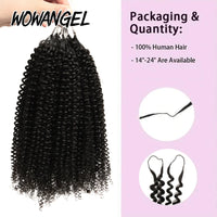 Afro Kinky Curly Human Hair for Crochet Braids – Pre-Separated