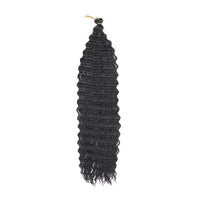 Ocean Wave Crochet Hair 22 Inch Deep Wave Curly Braiding Hair Soft Synthetic Crochet Braids for Black Women