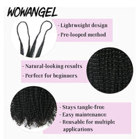 Afro Kinky Curly Human Hair for Crochet Braids – Pre-Separated