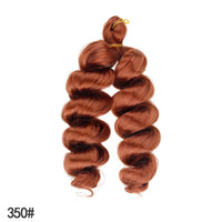 French Curly Crochet Hair Short 12inch Synthetic Braiding Hair Loose Wavy French Curl Braids Extensions for Women