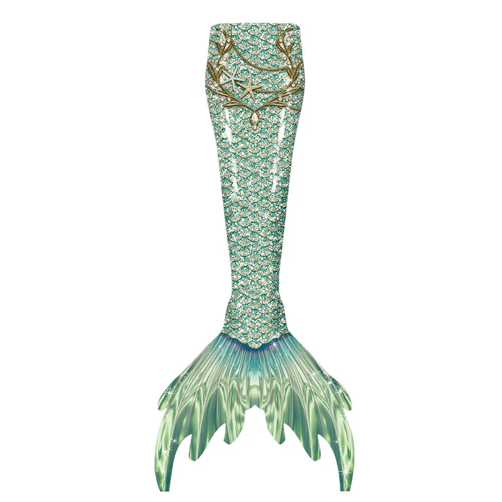Swimming Mermaid Tail Cosplay Costume Children Party Gift Fantasy Swimsuit Beach Swimwear Kids Adult 2025 New Summer Season