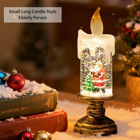 LED Christmas Tree Night Lights Christmas Candles Crystal Lights Christmas Gifts for Family and Friends Creative Gifts