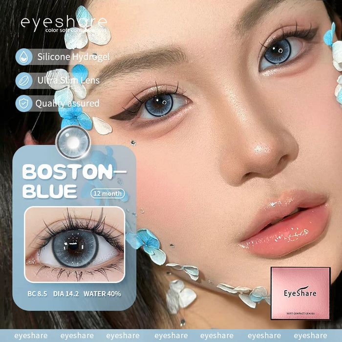 EYESHARE New 1pair Colored Contact Lenses for Eyes Brown Contacts Blue Eyes Lenses Yearly Korean Gray Pupils Lens Green Lenses