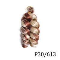 Loose Curly 12″ Pre-Stretched Wavy Braiding Hair – Easy Crochet / Box Braid Bulk (Natural-Curl, Low Shedding)