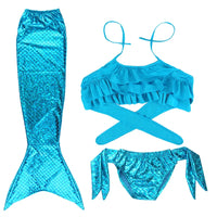 Mermaid Tail for Kids 2025 new girls Cosplay Mermaid Cosplay beach swimsuit for ages 5-10