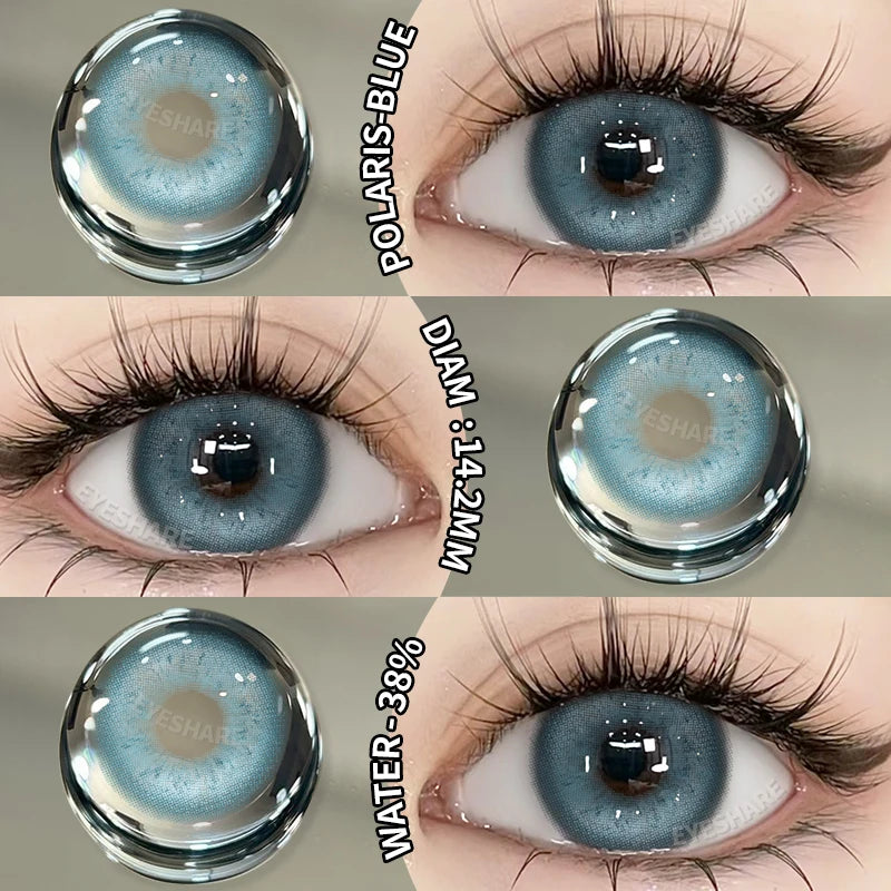 Color Contact Lenses Natural Contact Lenses Blue Eye Lens Green Lenses Brown Eye Contacts Gray Pupils