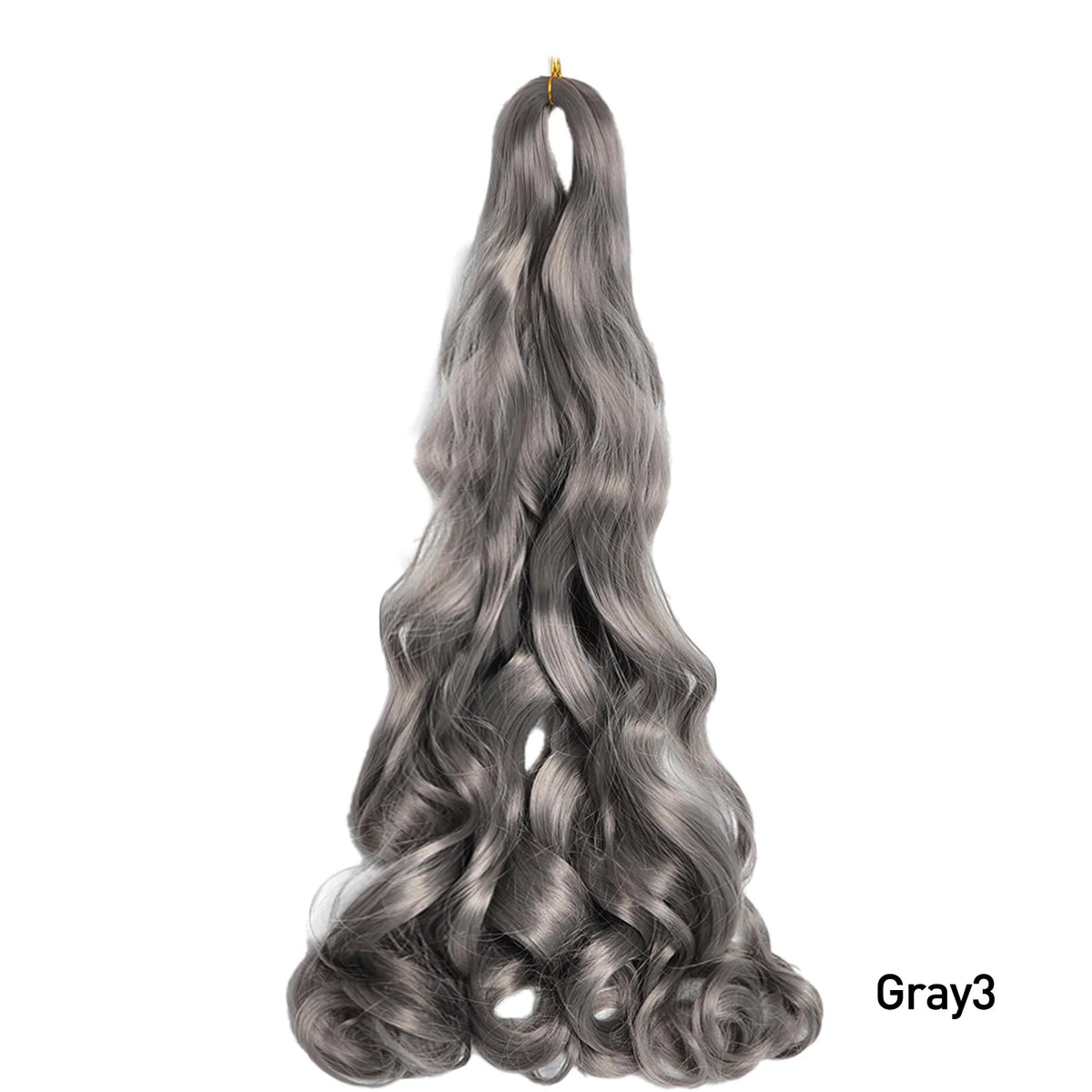 French Curls Braiding Hair Extensions Synthetic Hair Loose Wave Spiral Curl Braids High Temperature Ombre Pre Stretched Hair