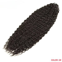 22 Inch Ombre Blonde Rainbow Water Wave Crochet Hair – 300g Synthetic Curly Braiding Extensions