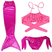 Mermaid Tail for Kids 2025 new girls Cosplay Mermaid Cosplay beach swimsuit for ages 5-10