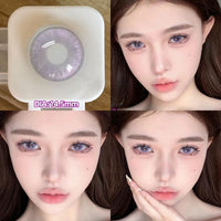 Beauty Pupils Natural Blue Lens Prescription Colored Contact Lenses Myopia Eye Color Lenses Violet Lenses