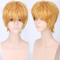 Cosplay Anime Long Wavy Pink Blue Red Blonde Black Green White Brown Cosplay Wig Synthetic Wig