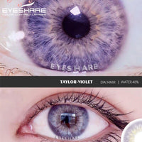 EYESHARE 2pcsr Color Contact Lenses for Eyes Natural Blue Colored Lenses TAYLOR Contact lens Beautiful Pupil Cosmetics Yearly