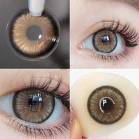 Colored Beautiful Pupil Contact Lenses Myopia Cosmetic for Eyes Artificial pupil Degree Contact  lens Prescription YMX