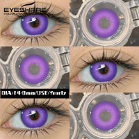 EYESHARE Halloween New Color Contact Lenses Blue Cosplay Anime Contact Red Lenses Purple Eyes Contact Pink Beauty Makeup Lenses