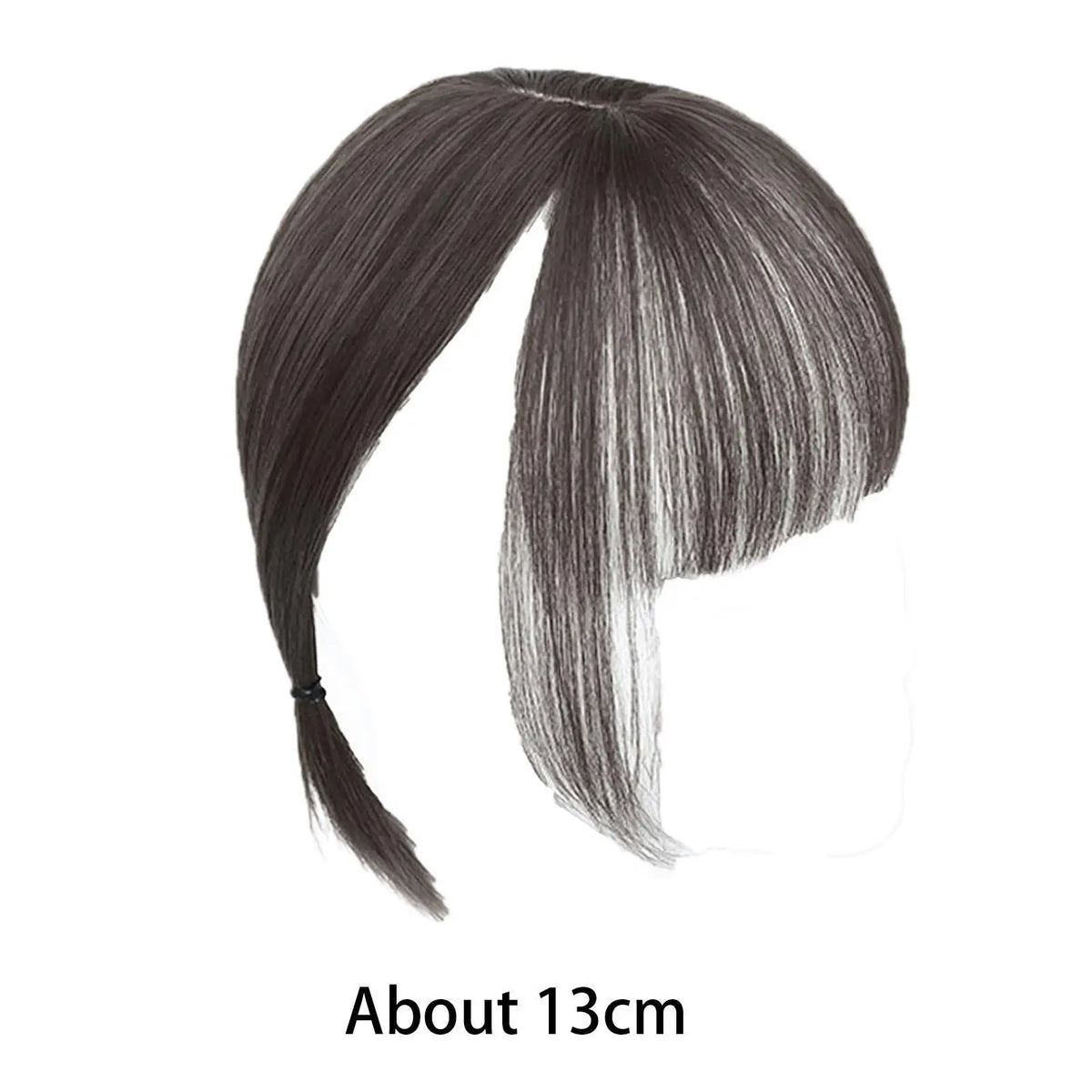 Bangs Hair Clip in Hair Extension Charming Easy to Wear for Women Air Bangs Fringe with Temples Air Bangs for Costume Dating