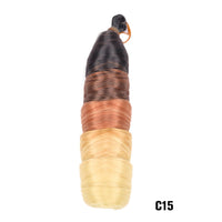 French Curls Braiding Hair Extensions Synthetic Hair Loose Wave Spiral Curl Braids High Temperature Ombre Pre Stretched Hair