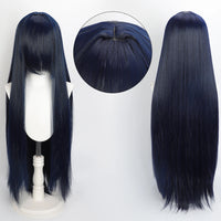 100cm Colourful Wig Long Staight Cosplay Anime Costume Party Wigs Synthetic Heat Resistant Wig
