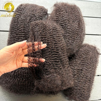 4C Afro Kinky Human Hair Bulk for Braiding