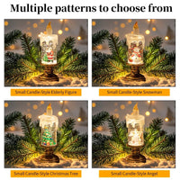 LED Christmas Tree Night Lights Christmas Candles Crystal Lights Christmas Gifts for Family and Friends Creative Gifts