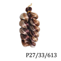 Loose Curly 12″ Pre-Stretched Wavy Braiding Hair – Easy Crochet / Box Braid Bulk (Natural-Curl, Low Shedding)