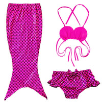 Mermaid Tail for Kids 2025 new girls Cosplay Mermaid Cosplay beach swimsuit for ages 5-10