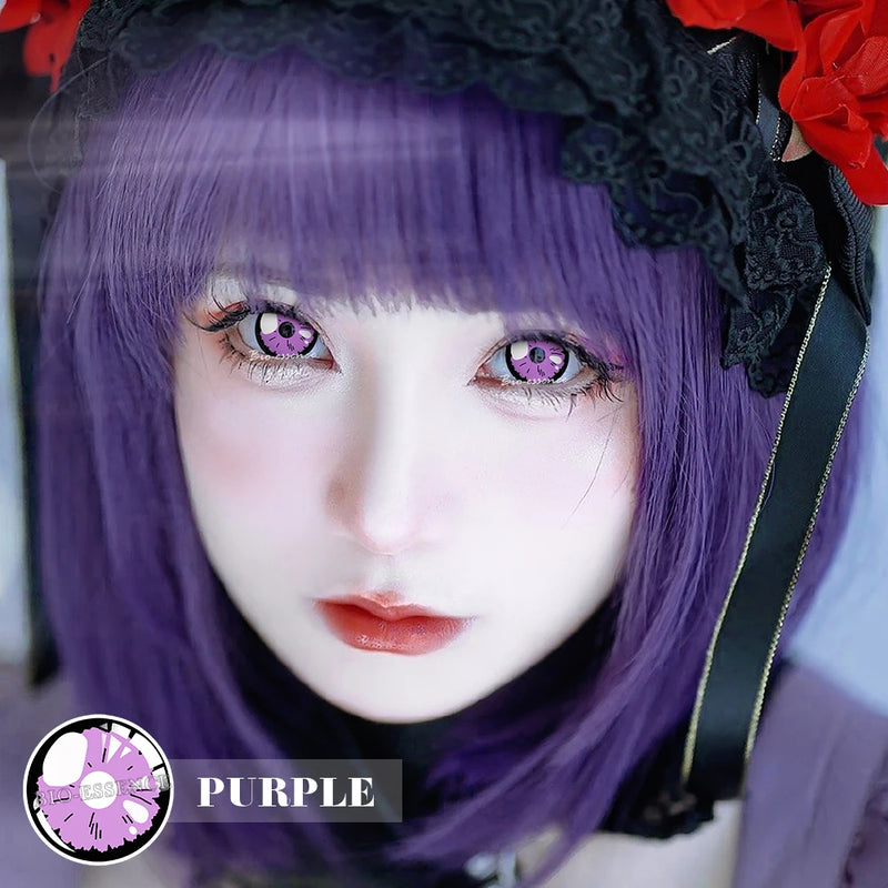 Anime Contact Lenses Purple Pupils Cosplay Lens Anime Accessories Lenses Eye Color