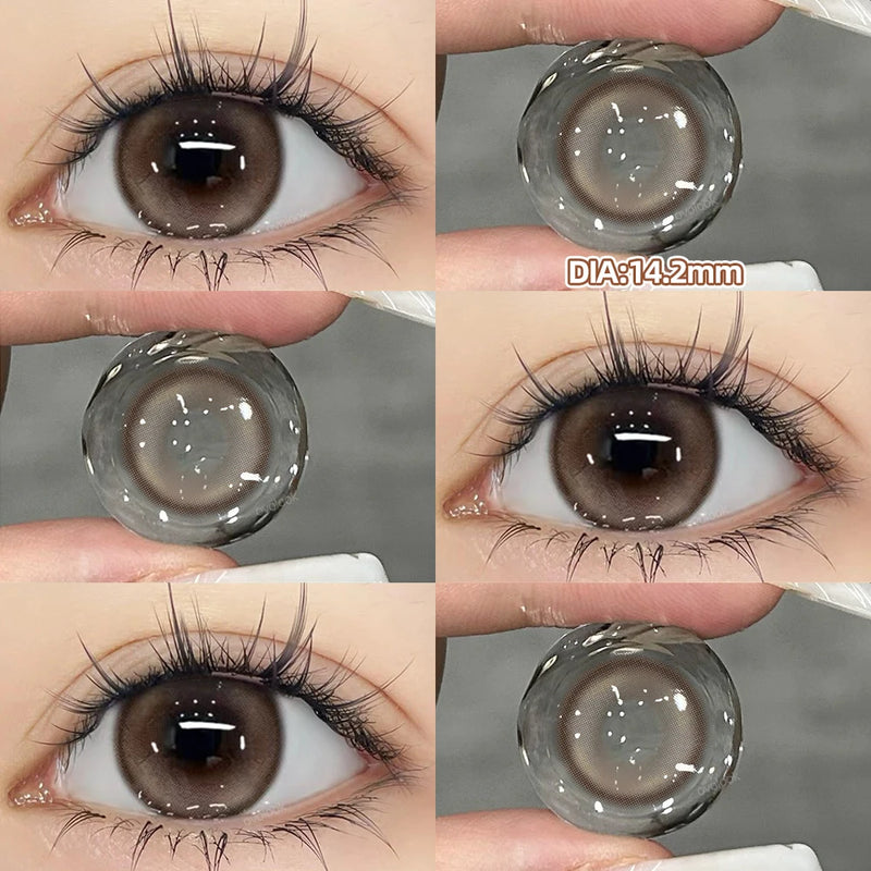 Beauty Pupils Natural Blue Lens Prescription Colored Contact Lenses Myopia Eye Color Lenses Violet Lenses