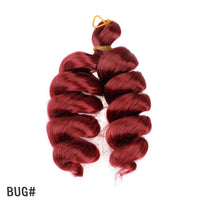 French Curly Crochet Hair Short 12inch Synthetic Braiding Hair Loose Wavy French Curl Braids Extensions for Women