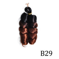 French Loose Curly Braiding Hair12Inch Synthetic French Curl Braiding Hair Extensions Pre Stretched Deep Wavy Twist Crochet Hair