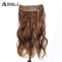 20-Inch Wavy Synthetic Halo Hair Extension with Clips