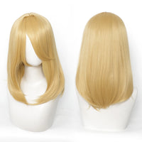 18 Inch Extra Long Straight Hair Wig With Bangs Synthetic Heat-Resistant Suitable For Women Cosplay Wigs