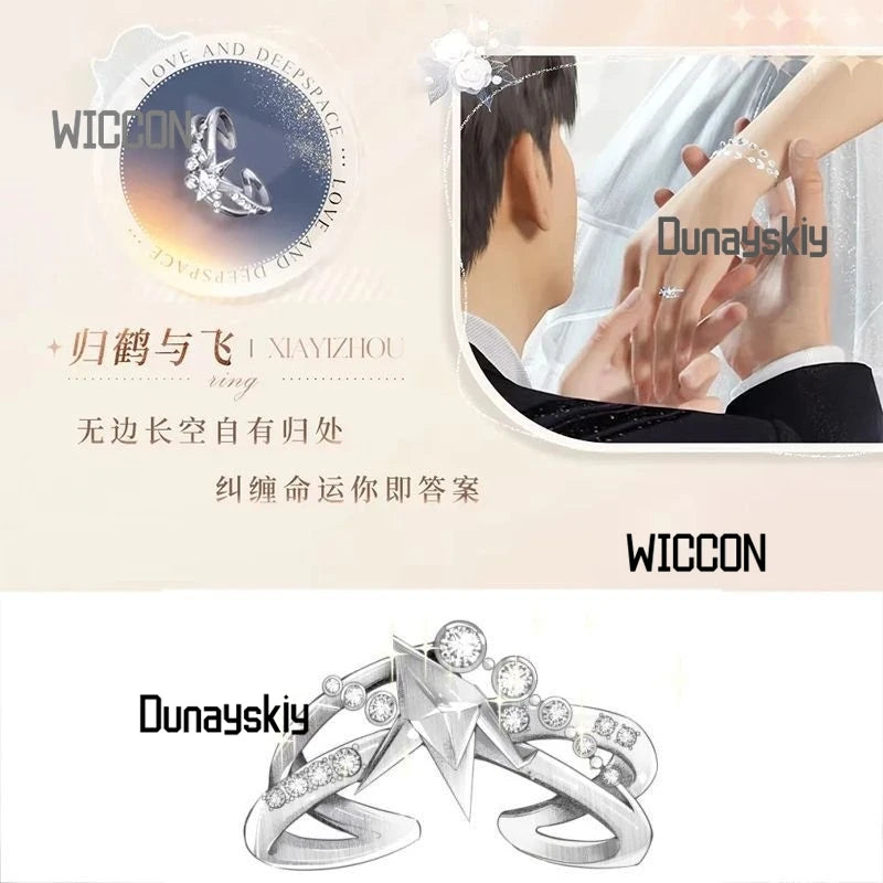 Love And Deep Space Sylus Xavier Caleb Zayne Rafayel Cosplay Costumes Accessions Wedding Jirai Kei Kawaii Fans Gift Halloween