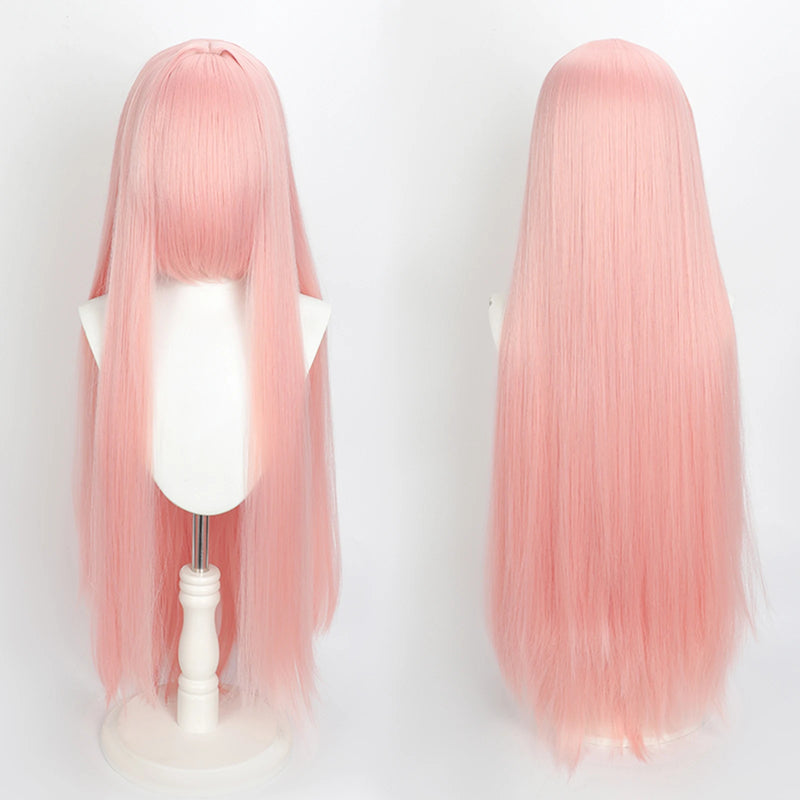 100cm Colourful Wig Long Staight Cosplay Anime Costume Party Wigs Synthetic Heat Resistant Wig