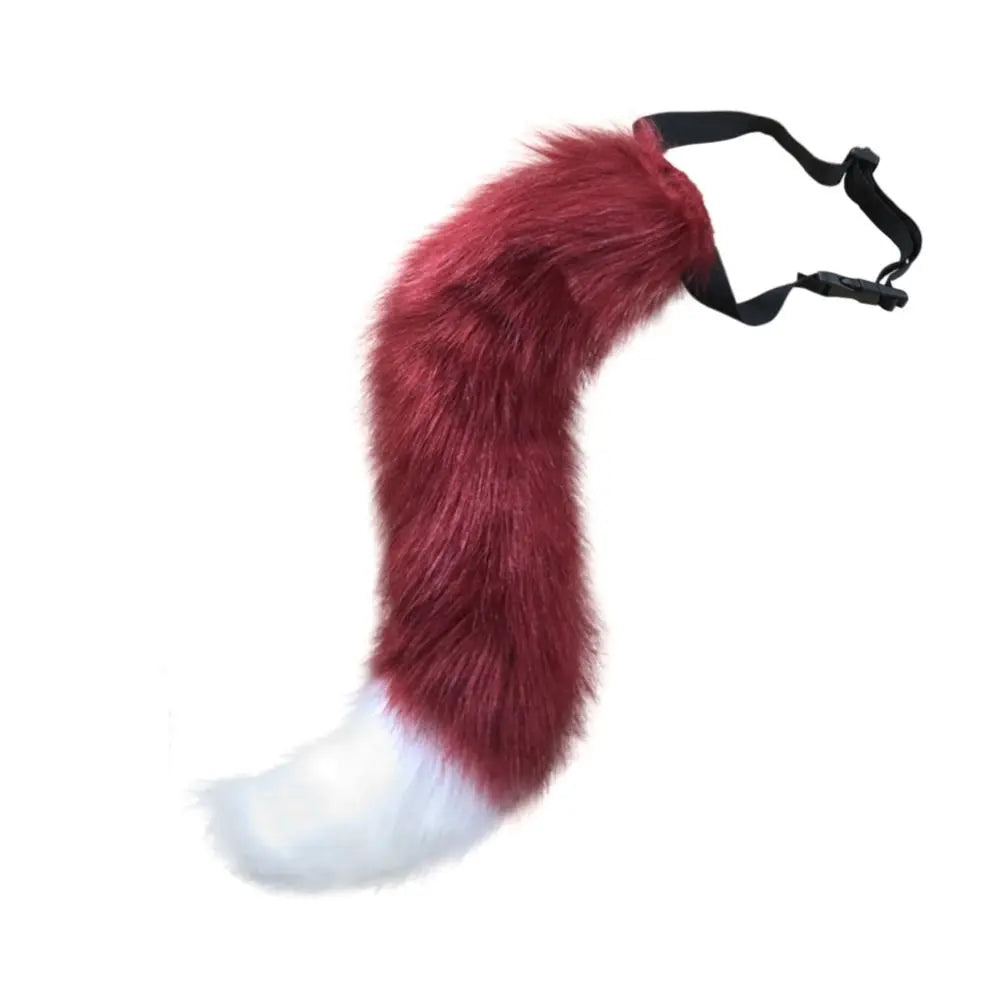Plush Halloween Cosplay Accessories Adjustable Long Tail Halloween Animal Cosplay Props Cute Outfit Animal Cosplay Props Adult