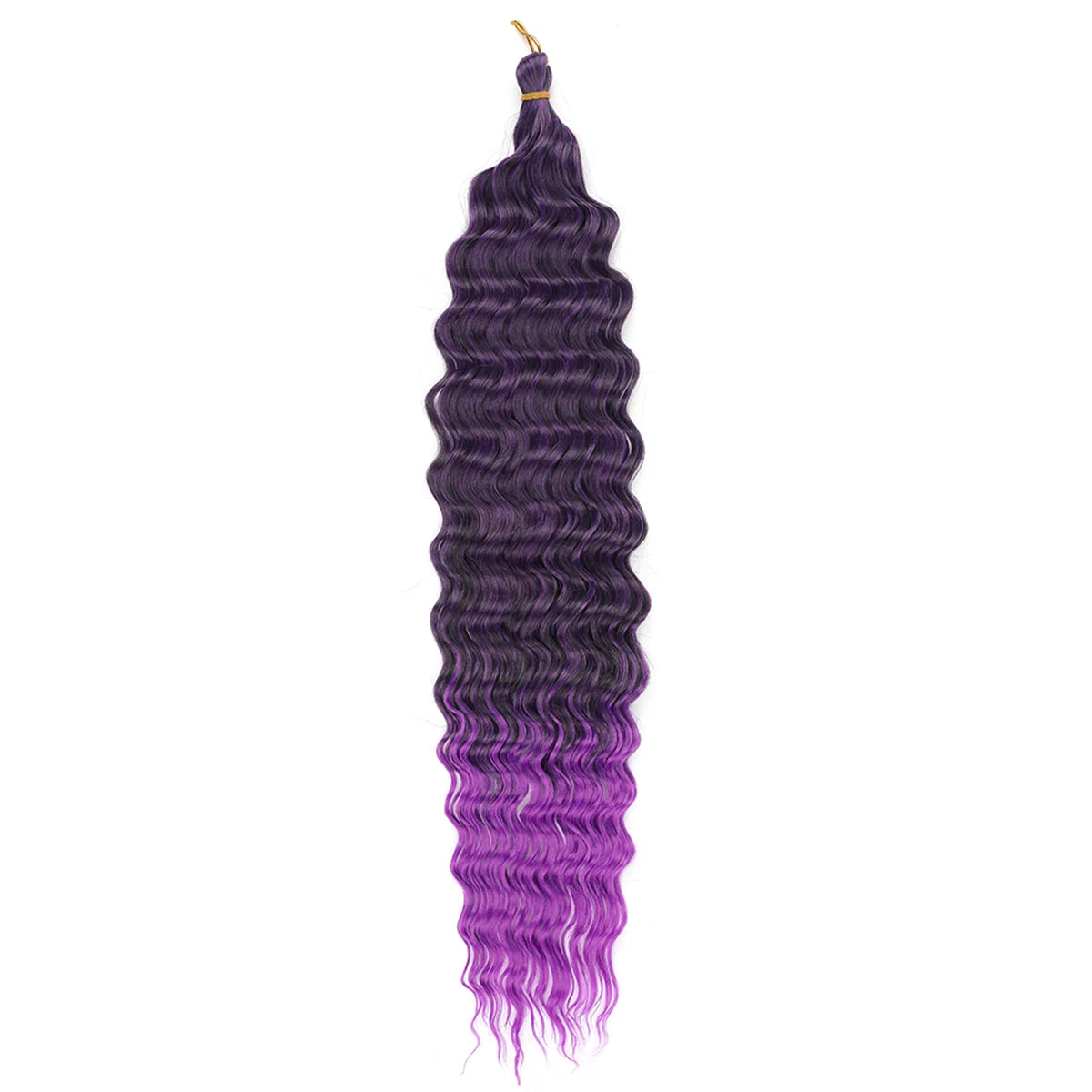 1 Pack Deep Wave Crochet Hair – Synthetic Passion Twist Braiding Hair Extensions