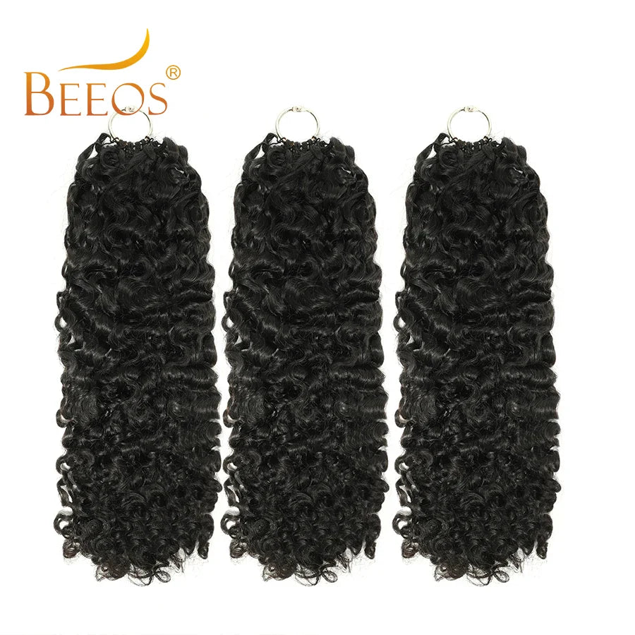 Curly Human Hair for Crochet Braids – Pre-Separated