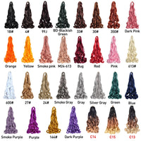 French Curls Braiding Hair Extensions Synthetic Spanish Curl Hair Loose Wave Spiral Curl Braids High Temperature For Black Women