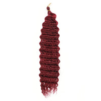 1 Pack Deep Wave Crochet Hair – Synthetic Passion Twist Braiding Hair Extensions