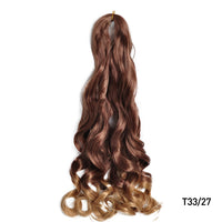 French Curls Braiding Hair Extensions Synthetic Spanish Curl Hair Loose Wave Spiral Curl Braids High Temperature For Black Women
