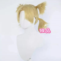Cosplay Temari Wig  Synthetic Short Straight Wig Anime Party Golden Girl Wig