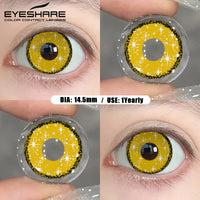 EYESHARE 1Pair Colored Contact Lenses for Eyes White Cosplay Lenses Red Anime Lenses Pink Colored Lens Yearly Blue Eye Contact